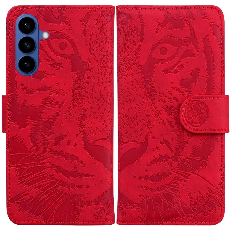 Custodia per cellulare in pelle con motivo tigre in rilievo, For Samsung Galaxy S26+ 5G, For Samsung Galaxy S26 Edge 5G, For Samsung Galaxy S26 Ultra 5G, For Samsung Galaxy S26 5G
