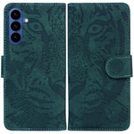 Custodia per cellulare in pelle con motivo tigre in rilievo, For Samsung Galaxy S26+ 5G, For Samsung Galaxy S26 Edge 5G, For Samsung Galaxy S26 Ultra 5G, For Samsung Galaxy S26 5G