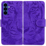 Custodia per cellulare in pelle con motivo tigre in rilievo, For Samsung Galaxy S26+ 5G, For Samsung Galaxy S26 Edge 5G, For Samsung Galaxy S26 Ultra 5G, For Samsung Galaxy S26 5G