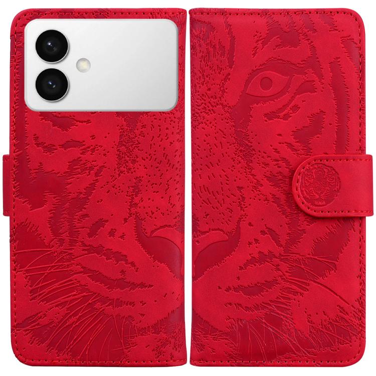 Custodia per cellulare in pelle con motivo tigre in rilievo, For Samsung Galaxy S26+ 5G, For Samsung Galaxy S26 Edge 5G, For Samsung Galaxy S26 Ultra 5G, For Samsung Galaxy S26 5G