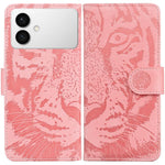 Custodia per cellulare in pelle con motivo tigre in rilievo, For Samsung Galaxy S26+ 5G, For Samsung Galaxy S26 Edge 5G, For Samsung Galaxy S26 Ultra 5G, For Samsung Galaxy S26 5G