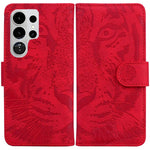 Custodia per cellulare in pelle con motivo tigre in rilievo, For Samsung Galaxy S26+ 5G, For Samsung Galaxy S26 Edge 5G, For Samsung Galaxy S26 Ultra 5G, For Samsung Galaxy S26 5G