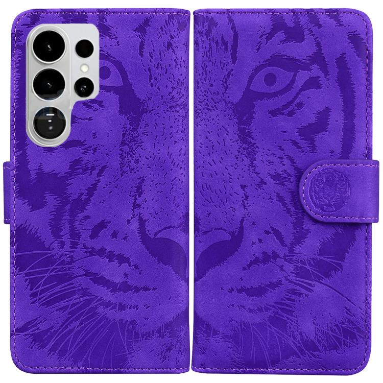 Custodia per cellulare in pelle con motivo tigre in rilievo, For Samsung Galaxy S26+ 5G, For Samsung Galaxy S26 Edge 5G, For Samsung Galaxy S26 Ultra 5G, For Samsung Galaxy S26 5G