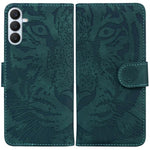 Custodia per cellulare in pelle con motivo tigre in rilievo, For Samsung Galaxy S26+ 5G, For Samsung Galaxy S26 Edge 5G, For Samsung Galaxy S26 Ultra 5G, For Samsung Galaxy S26 5G