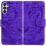 Custodia per cellulare in pelle con motivo tigre in rilievo, For Samsung Galaxy S26+ 5G, For Samsung Galaxy S26 Edge 5G, For Samsung Galaxy S26 Ultra 5G, For Samsung Galaxy S26 5G