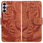 Custodia per cellulare in pelle con motivo tigre in rilievo, For Samsung Galaxy S26+ 5G, For Samsung Galaxy S26 Edge 5G, For Samsung Galaxy S26 Ultra 5G, For Samsung Galaxy S26 5G