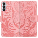 Custodia per cellulare in pelle con motivo tigre in rilievo, For Samsung Galaxy S26+ 5G, For Samsung Galaxy S26 Edge 5G, For Samsung Galaxy S26 Ultra 5G, For Samsung Galaxy S26 5G