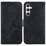 Custodia per telefono in pelle goffrata piccola tigre, For Samsung Galaxy S25 FE 5G, For Samsung Galaxy S25 Edge 5G, For Samsung Galaxy S25 5G, For Samsung Galaxy S25+ 5G