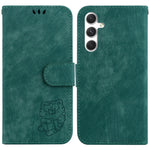 Custodia per telefono in pelle goffrata piccola tigre, For Samsung Galaxy S25 FE 5G, For Samsung Galaxy S25 Edge 5G, For Samsung Galaxy S25 5G, For Samsung Galaxy S25+ 5G