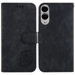 Custodia per telefono in pelle goffrata piccola tigre, For Samsung Galaxy S25 FE 5G, For Samsung Galaxy S25 Edge 5G, For Samsung Galaxy S25 5G, For Samsung Galaxy S25+ 5G