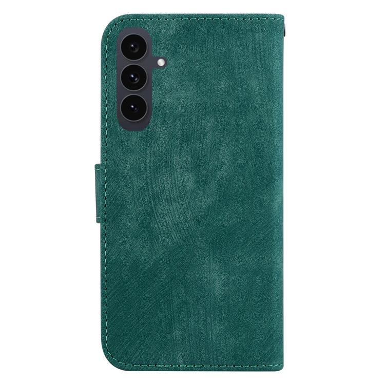 Custodia per telefono in pelle goffrata piccola tigre, For Samsung Galaxy S25 FE 5G, For Samsung Galaxy S25 Edge 5G, For Samsung Galaxy S25 5G, For Samsung Galaxy S25+ 5G