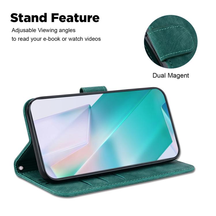 Custodia per telefono in pelle goffrata piccola tigre, For Samsung Galaxy S25 FE 5G, For Samsung Galaxy S25 Edge 5G, For Samsung Galaxy S25 5G, For Samsung Galaxy S25+ 5G