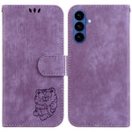 Custodia per telefono in pelle goffrata piccola tigre, For Samsung Galaxy S26+ 5G, For Samsung Galaxy S26 Edge 5G, For Samsung Galaxy S26 Ultra 5G, For Samsung Galaxy S26 5G