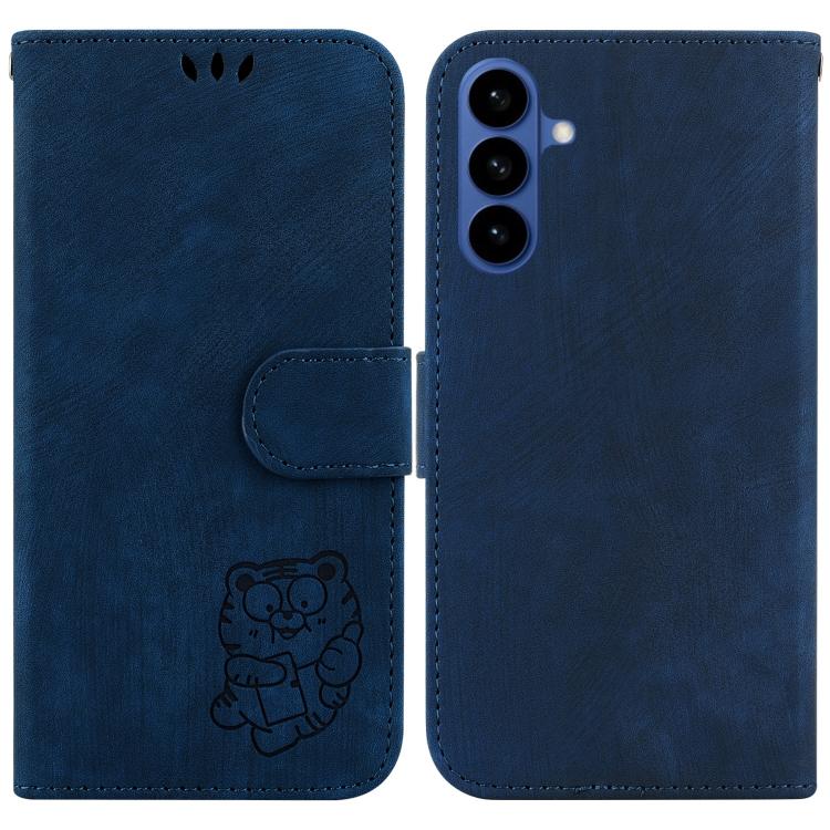 Custodia per telefono in pelle goffrata piccola tigre, For Samsung Galaxy S26+ 5G, For Samsung Galaxy S26 Edge 5G, For Samsung Galaxy S26 Ultra 5G, For Samsung Galaxy S26 5G
