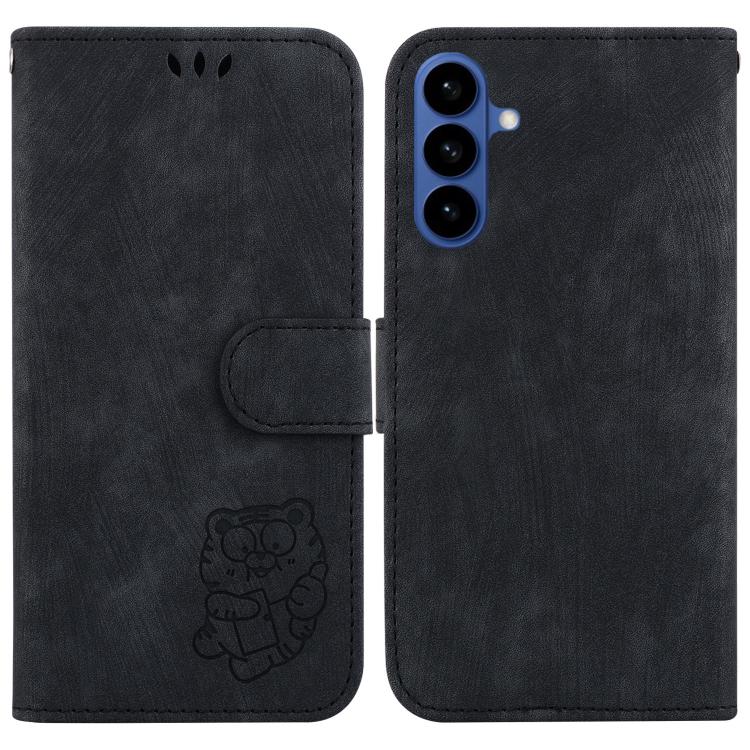 Custodia per telefono in pelle goffrata piccola tigre, For Samsung Galaxy S26+ 5G, For Samsung Galaxy S26 Edge 5G, For Samsung Galaxy S26 Ultra 5G, For Samsung Galaxy S26 5G