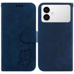 Custodia per telefono in pelle goffrata piccola tigre, For Samsung Galaxy S26+ 5G, For Samsung Galaxy S26 Edge 5G, For Samsung Galaxy S26 Ultra 5G, For Samsung Galaxy S26 5G