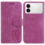 Custodia per telefono in pelle goffrata piccola tigre, For Samsung Galaxy S26+ 5G, For Samsung Galaxy S26 Edge 5G, For Samsung Galaxy S26 Ultra 5G, For Samsung Galaxy S26 5G