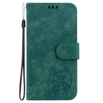 Custodia per telefono in pelle goffrata piccola tigre, For Samsung Galaxy S26+ 5G, For Samsung Galaxy S26 Edge 5G, For Samsung Galaxy S26 Ultra 5G, For Samsung Galaxy S26 5G