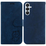 Custodia per telefono in pelle goffrata piccola tigre, For Samsung Galaxy S26+ 5G, For Samsung Galaxy S26 Edge 5G, For Samsung Galaxy S26 Ultra 5G, For Samsung Galaxy S26 5G