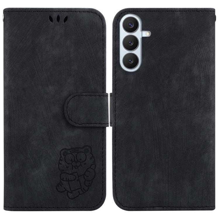 Custodia per telefono in pelle goffrata piccola tigre, For Samsung Galaxy S26+ 5G, For Samsung Galaxy S26 Edge 5G, For Samsung Galaxy S26 Ultra 5G, For Samsung Galaxy S26 5G