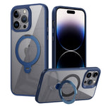 Custodia per telefono trasparente con supporto ad anello magnetico rotante MagSafe, For iPhone 13 Pro Max, For iPhone 13 Pro, For iPhone 13, For iPhone 12 / 12 Pro, For iPhone 12 Pro Max