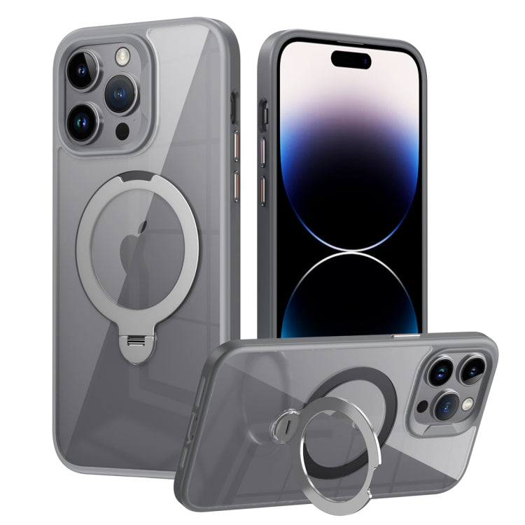 Custodia per telefono trasparente con supporto ad anello magnetico rotante MagSafe, For iPhone 13 Pro Max, For iPhone 13 Pro, For iPhone 13, For iPhone 12 / 12 Pro, For iPhone 12 Pro Max
