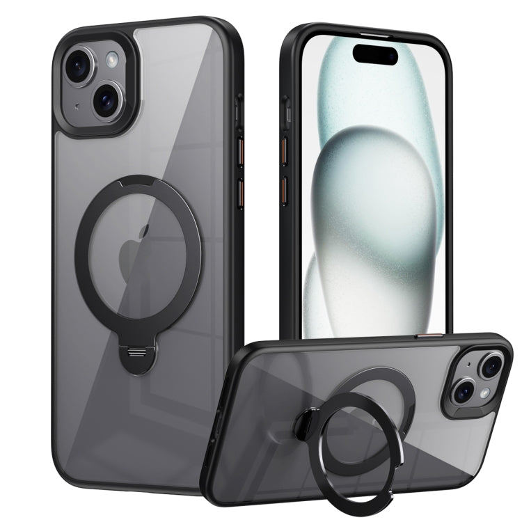 Custodia per telefono trasparente con supporto ad anello magnetico rotante MagSafe, For iPhone 13 Pro Max, For iPhone 13 Pro, For iPhone 13, For iPhone 12 / 12 Pro, For iPhone 12 Pro Max