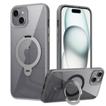 Custodia per telefono trasparente con supporto ad anello magnetico rotante MagSafe, For iPhone 13 Pro Max, For iPhone 13 Pro, For iPhone 13, For iPhone 12 / 12 Pro, For iPhone 12 Pro Max