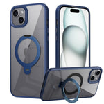 Custodia per telefono trasparente con supporto ad anello magnetico rotante MagSafe, For iPhone 13 Pro Max, For iPhone 13 Pro, For iPhone 13, For iPhone 12 / 12 Pro, For iPhone 12 Pro Max