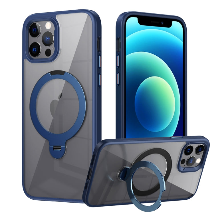 Custodia per telefono trasparente con supporto ad anello magnetico rotante MagSafe, For iPhone 13 Pro Max, For iPhone 13 Pro, For iPhone 13, For iPhone 12 / 12 Pro, For iPhone 12 Pro Max
