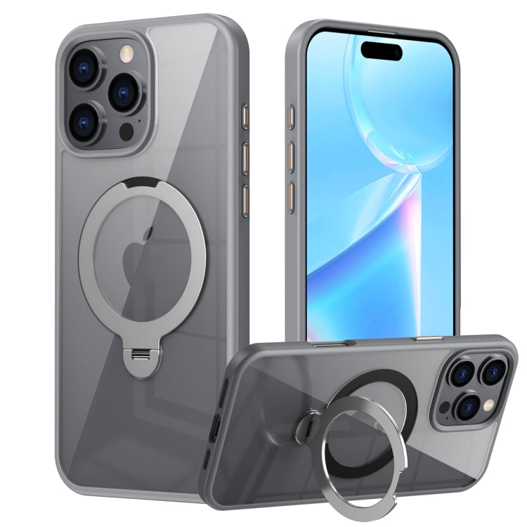 Custodia per telefono trasparente con supporto ad anello magnetico rotante MagSafe, For iPhone 16 Pro Max, For iPhone 16 Pro, For iPhone 16 Plus, For iPhone 16, For iPhone 15 Pro Max, For iPhone 15 Pro