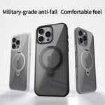 Custodia per telefono trasparente con supporto ad anello magnetico rotante MagSafe, For iPhone 13 Pro Max, For iPhone 13 Pro, For iPhone 13, For iPhone 12 / 12 Pro, For iPhone 12 Pro Max