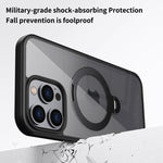 Custodia per telefono trasparente con supporto ad anello magnetico rotante MagSafe, For iPhone 16 Pro Max, For iPhone 16 Pro, For iPhone 16 Plus, For iPhone 16, For iPhone 15 Pro Max, For iPhone 15 Pro