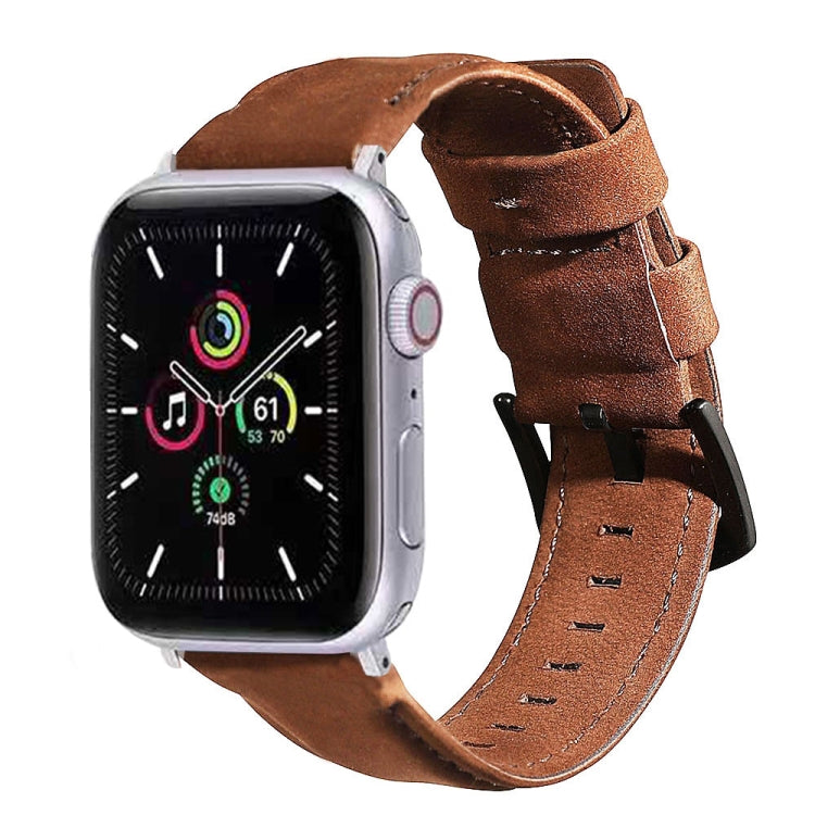 Cinturino di ricambio per cinturino in vera pelle, For Apple Watch 5 & 4 40mm / 3 & 2 & 1 38mm, For Apple Watch 5 & 4 44mm / 3 & 2 & 1 42mm