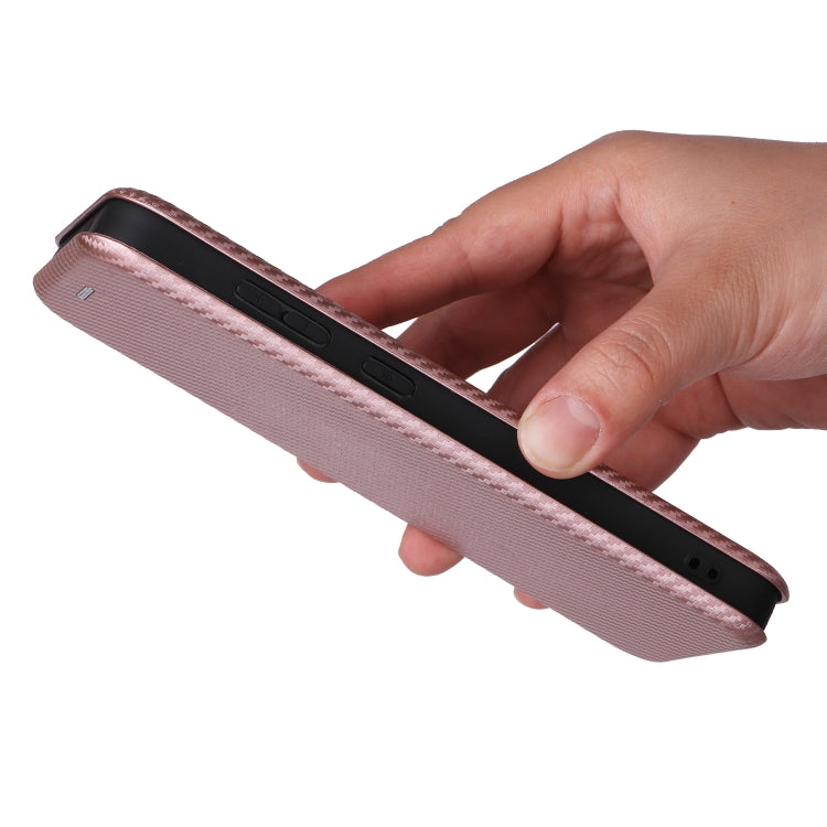 Custodia per cellulare in pelle con texture in fibra di carbonio, For Samsung Galaxy S24 FE 5G