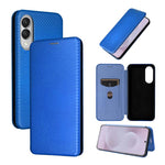 Custodia per cellulare in pelle con texture in fibra di carbonio, For Samsung Galaxy S26 5G, For Samsung Galaxy S25 FE 5G, For Samsung Galaxy S25 Edge 5G, For Samsung Galaxy S25 5G
