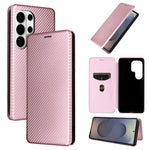 Custodia per cellulare in pelle con texture in fibra di carbonio, For Galaxy S26 FE 5G, For Samsung Galaxy S26+ 5G, For Samsung Galaxy S26 Edge 5G, For Samsung Galaxy S26 Ultra 5G