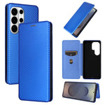 Custodia per cellulare in pelle con texture in fibra di carbonio, For Galaxy S26 FE 5G, For Samsung Galaxy S26+ 5G, For Samsung Galaxy S26 Edge 5G, For Samsung Galaxy S26 Ultra 5G