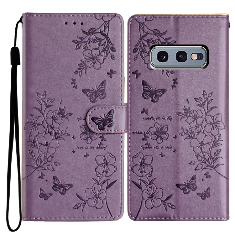 Custodia per cellulare in pelle con farfalle e fiori, For Samsung Galaxy S20 Ultra, For Samsung Galaxy S20, For Samsung Galaxy S20+, For Samsung Galaxy S10e