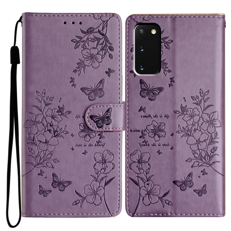 Custodia per cellulare in pelle con farfalle e fiori, For Samsung Galaxy S20 Ultra, For Samsung Galaxy S20, For Samsung Galaxy S20+, For Samsung Galaxy S10e