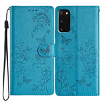 Custodia per cellulare in pelle con farfalle e fiori, For Samsung Galaxy S20 Ultra, For Samsung Galaxy S20, For Samsung Galaxy S20+, For Samsung Galaxy S10e