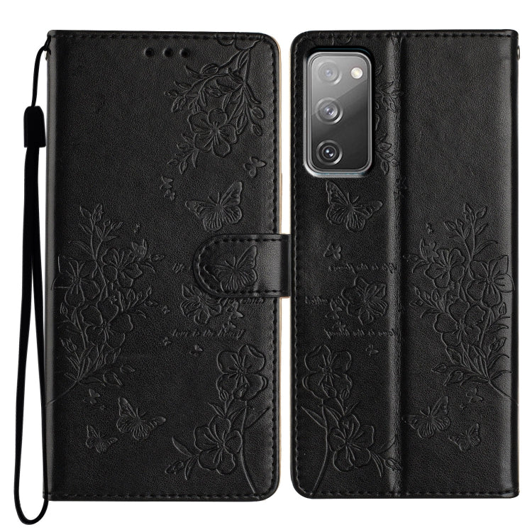 Custodia per cellulare in pelle con farfalle e fiori, For Samsung Galaxy S20 FE, For Samsung Galaxy S22 Ultra 5G, For Samsung Galaxy S22+ 5G, For Samsung Galaxy S22 5G