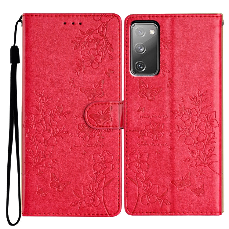 Custodia per cellulare in pelle con farfalle e fiori, For Samsung Galaxy S20 FE, For Samsung Galaxy S22 Ultra 5G, For Samsung Galaxy S22+ 5G, For Samsung Galaxy S22 5G