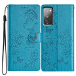 Custodia per cellulare in pelle con farfalle e fiori, For Samsung Galaxy S20 FE, For Samsung Galaxy S22 Ultra 5G, For Samsung Galaxy S22+ 5G, For Samsung Galaxy S22 5G