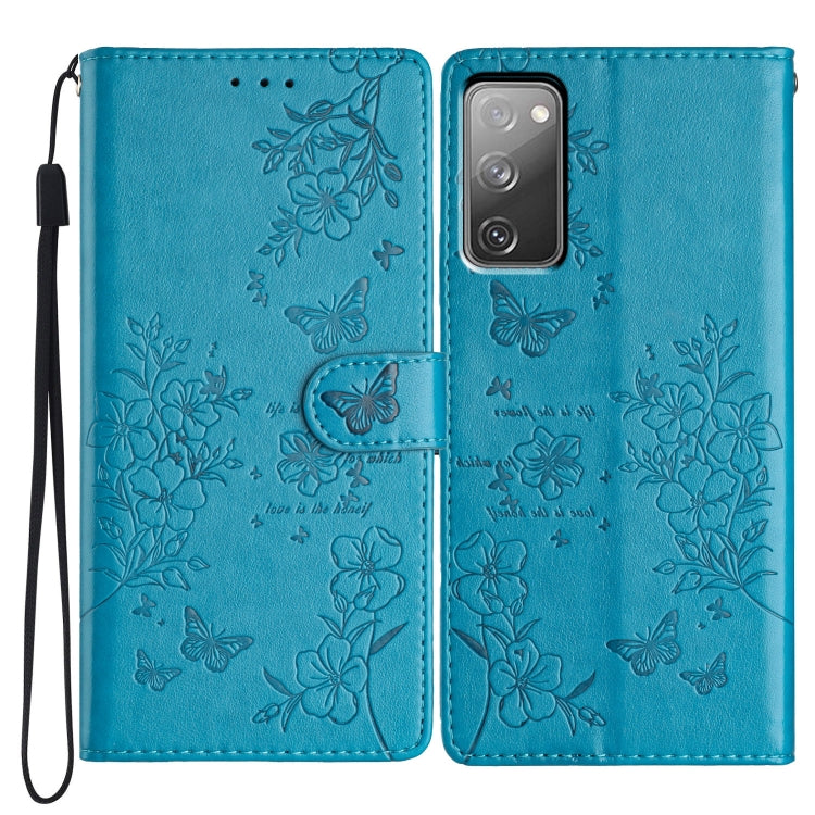 Custodia per cellulare in pelle con farfalle e fiori, For Samsung Galaxy S20 FE, For Samsung Galaxy S22 Ultra 5G, For Samsung Galaxy S22+ 5G, For Samsung Galaxy S22 5G