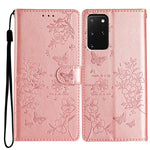 Custodia per cellulare in pelle con farfalle e fiori, For Samsung Galaxy S20 Ultra, For Samsung Galaxy S20, For Samsung Galaxy S20+, For Samsung Galaxy S10e