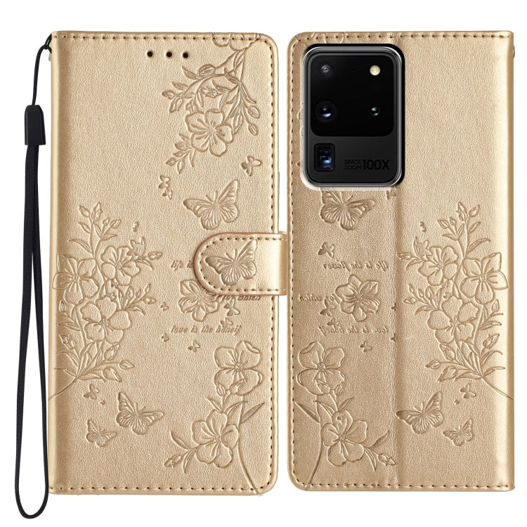 Custodia per cellulare in pelle con farfalle e fiori, For Samsung Galaxy S20 Ultra, For Samsung Galaxy S20, For Samsung Galaxy S20+, For Samsung Galaxy S10e