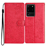 Custodia per cellulare in pelle con farfalle e fiori, For Samsung Galaxy S20 Ultra, For Samsung Galaxy S20, For Samsung Galaxy S20+, For Samsung Galaxy S10e
