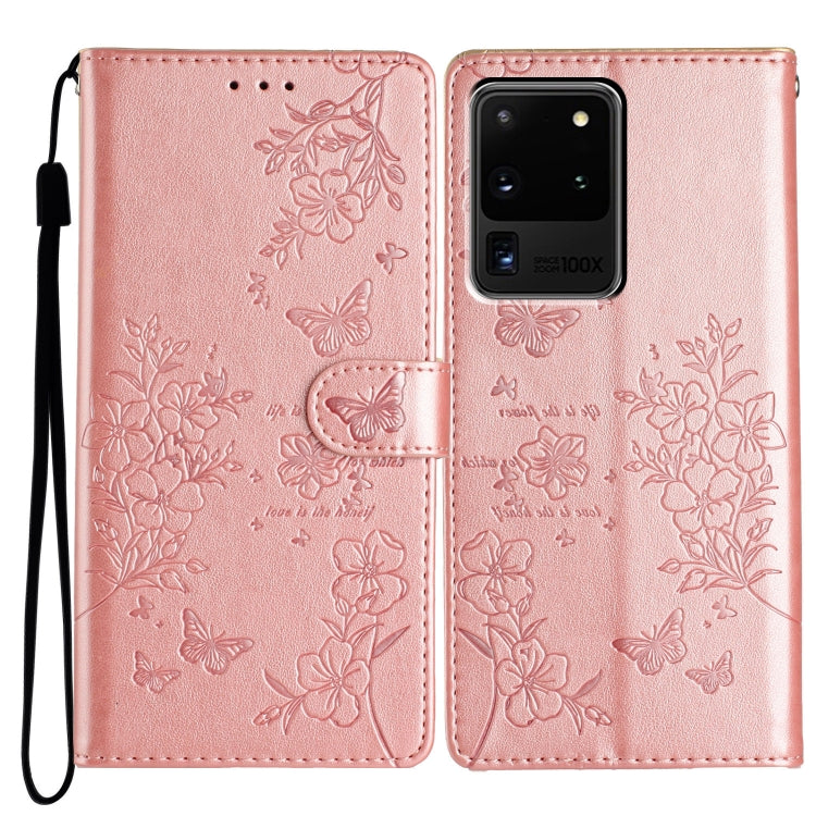 Custodia per cellulare in pelle con farfalle e fiori, For Samsung Galaxy S20 Ultra, For Samsung Galaxy S20, For Samsung Galaxy S20+, For Samsung Galaxy S10e