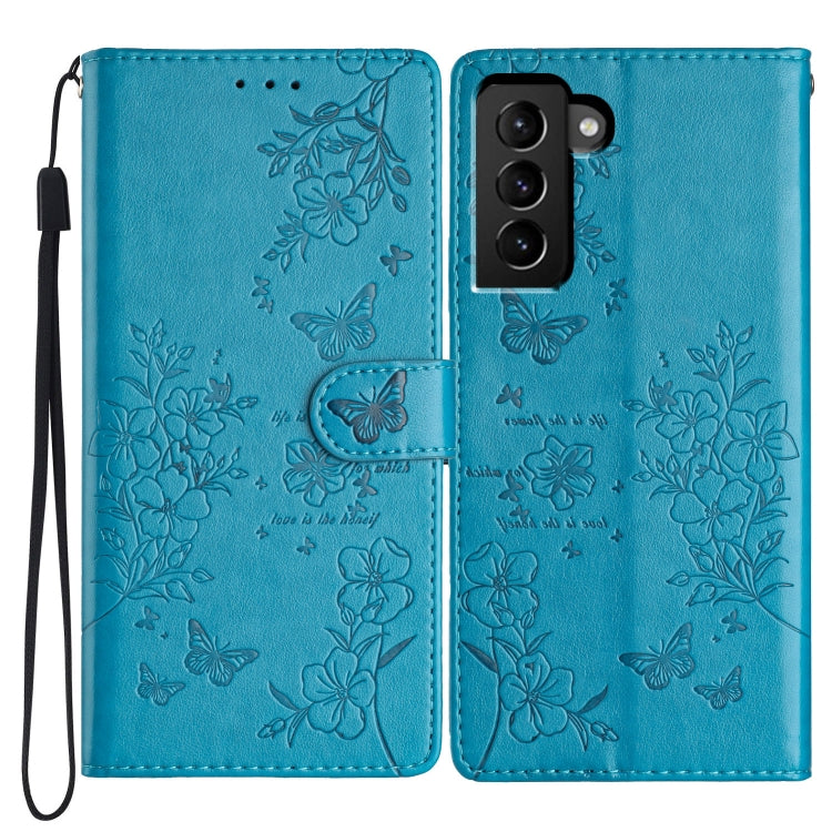 Custodia per cellulare in pelle con farfalle e fiori, For Samsung Galaxy S21 FE 5G, For Samsung Galaxy S21 5G, For Samsung Galaxy S21+ 5G, For Samsung Galaxy S21 Ultra 5G